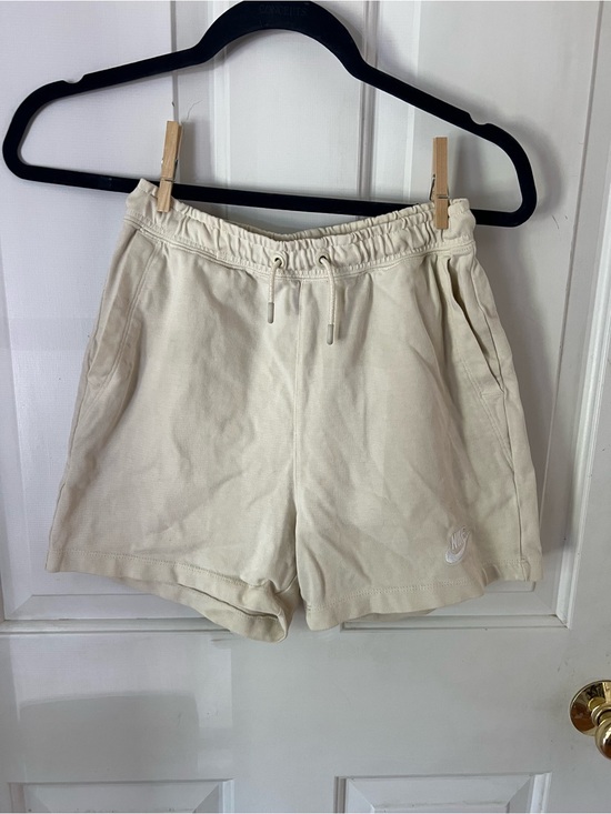 Nike Pants - Nike Women's Cream Drawstring Athletic Shorts